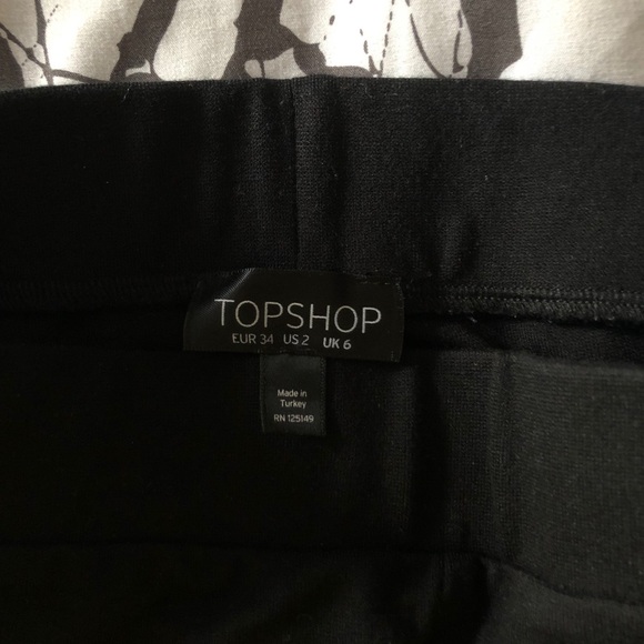 Topshop ponte legging w/ red stripe - Picture 5 of 5